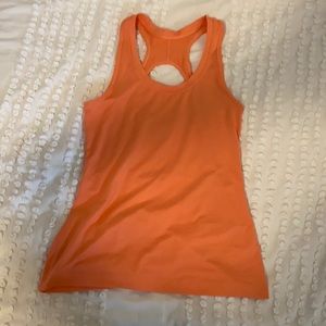 Orange Athleta workout tank top (S)